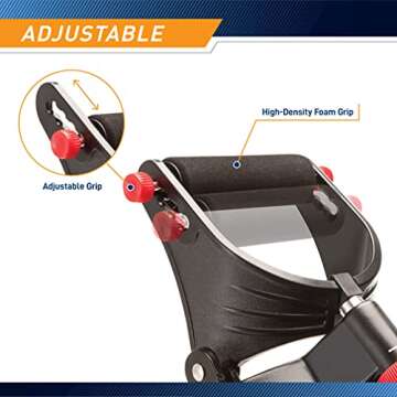 Marcy Wrist and Forearm Developer/Strengthener Home Gym Gear - Wedge Multi-coloured, 9x4x1"