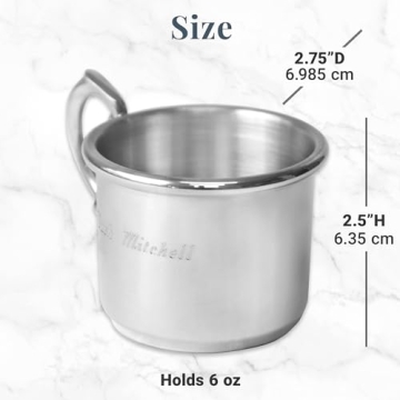 Personalized Pewter Baby Cup - Unique Newborn Gift