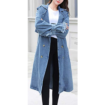 Stylish QZUnique Long Denim Jacket for Every Occasion