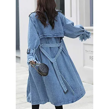 Stylish QZUnique Long Denim Jacket for Every Occasion
