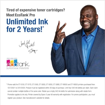 Epson EcoTank Pro ET-5850 Wireless Supertank Printer