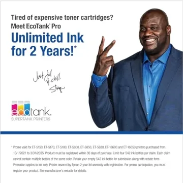 Epson EcoTank Pro ET-5850 Wireless Supertank Printer