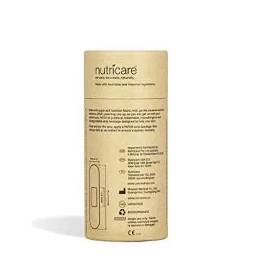 PATCH Natural Eco-Friendly Bamboo Adhesive Sensitive Skin Bandages, Hypoallergenic Bandages for Sensitive Skin, Compostable, Biodegradable, Latex Free and Plastic Free, 25 Count - 3pk