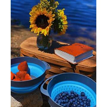 S.O.L. Survive Outdoors Longer S.O.L. Flat Pack Collapsible Bowls & Strainer Set
