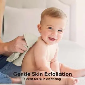 6-Pack Soft Bamboo Baby Washcloths for Newborns