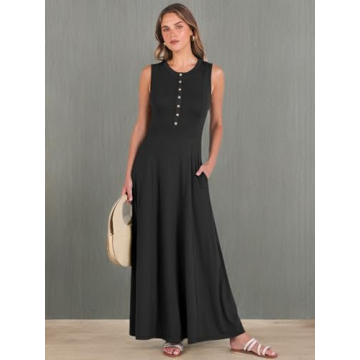 ANRABESS Maxi Sundress for Women - Stylish Summer Dress