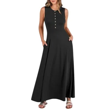 ANRABESS Maxi Sundress for Women - Stylish Summer Dress