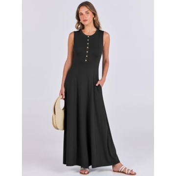 ANRABESS Maxi Sundress for Women - Stylish Summer Dress
