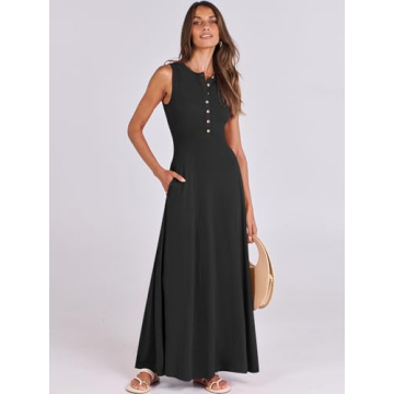 ANRABESS Maxi Sundress for Women - Stylish Summer Dress