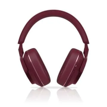 Bowers & Wilkins Limited Edition Px7 S2e Over-Ear Headphones - Enhanced Noise Cancellation & Transparency Mode, Crystal-Clear Calls, Bluetooth, 30-Hour Playback, Ruby Red