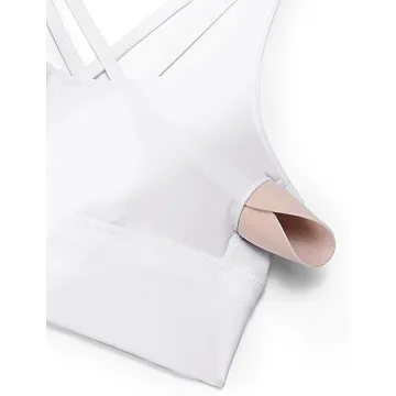 CRZ YOGA Women's Longline Sports Bra for Activewear