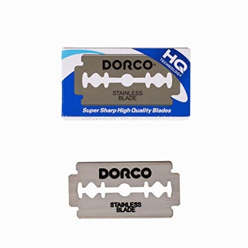 Dorco ST300 Double Edge Razor Blades - 100 Blades Pack