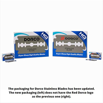 Dorco ST300 Double Edge Razor Blades - 100 Blades Pack