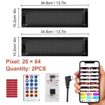 Devil Eyes LED Car Lights with APP Control - 2PCS