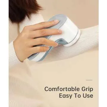 Fabric Shaver, Electric Lint Remover for Clothes, Lint Shaver for Clothing, Sweater Shaver with 2 Replaceable Stainless Steel Blades, Effectively Remove Couch Pills, Lint, Fuzz Battery Operated