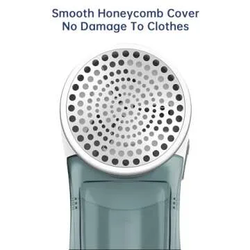 Fabric Shaver, Electric Lint Remover for Clothes, Lint Shaver for Clothing, Sweater Shaver with 2 Replaceable Stainless Steel Blades, Effectively Remove Couch Pills, Lint, Fuzz Battery Operated