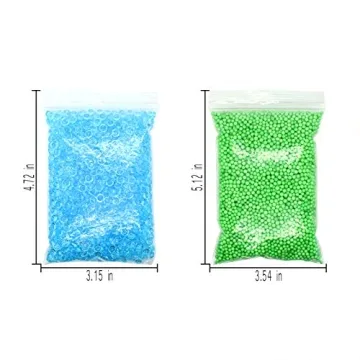 Hulluter 70PCS Slime Kit: Foam Beads & Glitter for DIY Fun