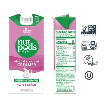 nutpods Keto-Friendly Variety 3 Pack Creamer, No Sugar