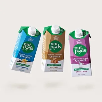 nutpods Keto-Friendly Variety 3 Pack Creamer, No Sugar