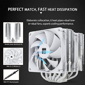Superior Thermalright Peerless Assassin 120 White CPU Air Cooler for Optimal Cooling