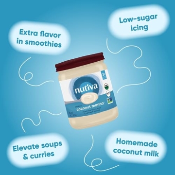 Nutiva Organic Coconut Manna, 15 Oz - Creamy Coconut Butter