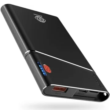 Aaoyun Portable Charger, 22.5W PD Fast Charging 10000mAh Power Bank with Detachable USB C Cable for ...