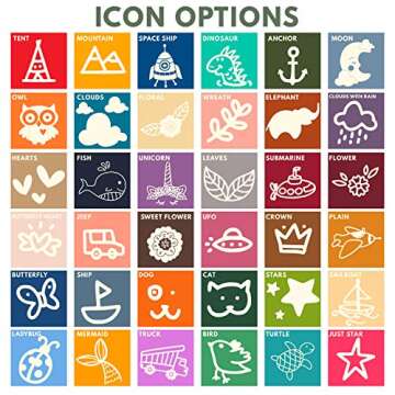 Personalized Custom Water Bottle For Kids, Toddler & Children w NAME & 36 ICON FREE ENGRAVING! | 18 ...