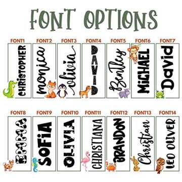 Personalized Custom Water Bottle For Kids, Toddler & Children w NAME & 36 ICON FREE ENGRAVING! | 18 oz - 9 Color | BPA Free - Double Wall Insulated