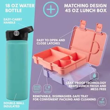 Personalized Custom Water Bottle For Kids, Toddler & Children w NAME & 36 ICON FREE ENGRAVING! | 18 oz - 9 Color | BPA Free - Double Wall Insulated