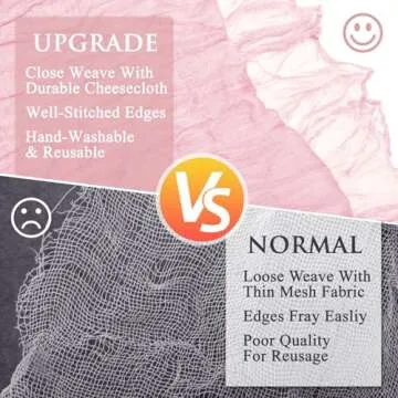 Xiomot Cheesecloth Table Runners for Elegant Events