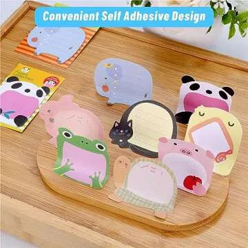Fun JIANTA Cute Animals Sticky Notes Set for All Ages