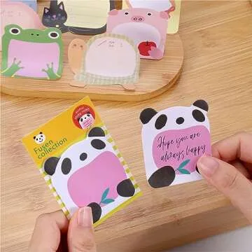 Fun JIANTA Cute Animals Sticky Notes Set for All Ages