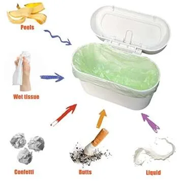 Tulsondai Car Trash Can with Lid & Trash Bags 2023