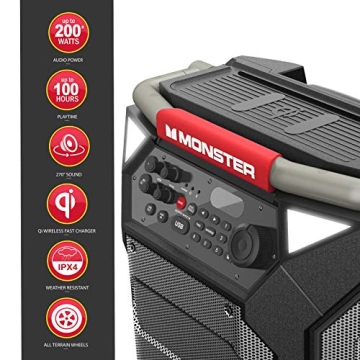 Monster Rockin’ Roller 270 Portable Bluetooth Speaker