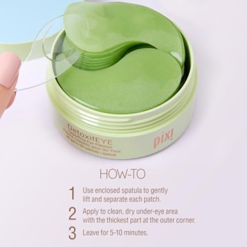 Pixi DetoxifEYE Hydrogel Under-Eye Patches Hydrate Revitalize