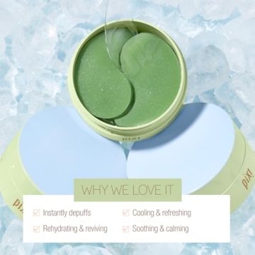 Pixi DetoxifEYE Hydrogel Under-Eye Patches Hydrate Revitalize