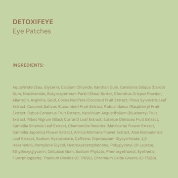 Pixi DetoxifEYE Hydrogel Under-Eye Patches Hydrate Revitalize