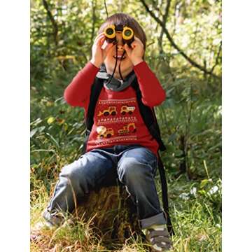 Construction Vehicles Boys Ugly Christmas Sweater Style Xmas Sweatshirt Tractors Holiday Toddler Kids Sweatshirts 4T Red