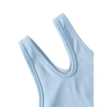 Chic Verdusa One Shoulder Sleeveless Crop Tank Top