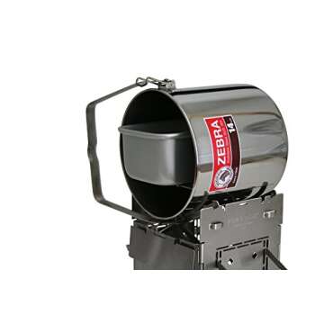 Firebox 2 Quart Billy Can - Versatile Camp Pot with Clips