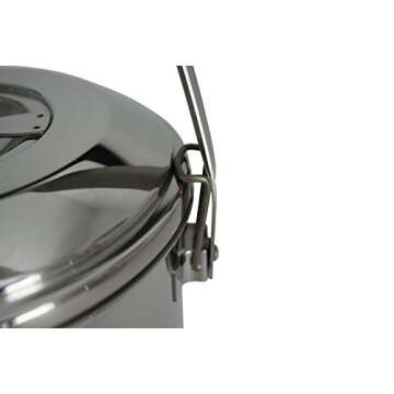 Firebox 2 Quart Billy Can - Versatile Camp Pot with Clips