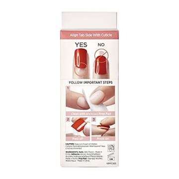 Kiss imPRESS Press on Manacure Halloween Nails - Creeping, Short Length, Square Shape, 30 Fake Nails