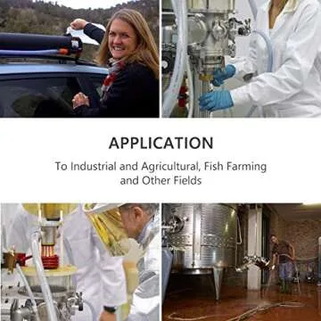 1" ID x 10 Ft High Pressure Braided Clear PVC Vinyl Tubing Flexible Vinyl Tube, Heavy Duty Reinforced Vinyl Hose Tubing, BPA Free and Non Toxic