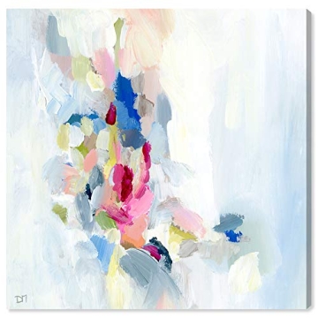 Oliver Gal The Artist Co Mi Alegria Blue Abstract Wall Art Print Canvas, 30" x 30"