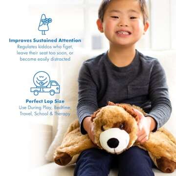 Harkla Weighted Stuffed Animal - Comforting Lap Pad for Kids