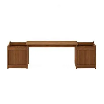 Furinno Tioman Hardwood Flower Box for Outdoor Elegance
