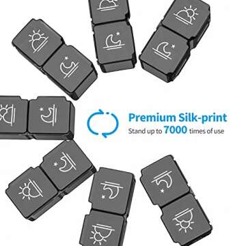 ZIKEE 30 Day Pill Organizer Monthly, Portable One Month Pill Box Cases with 32 Twice a Day AM PM Compartments for Vitamins, Fish Oil, Supplements and Medications（Black