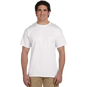 Comfortable Fruit of the Loom Men's Crew Undershirts in 4 Pack