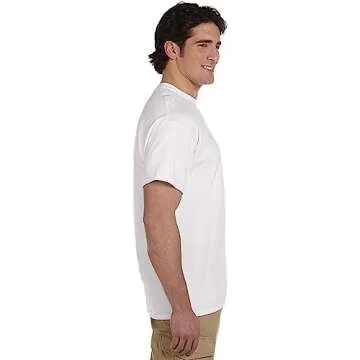 Comfortable Fruit of the Loom Men's Crew Undershirts in 4 Pack