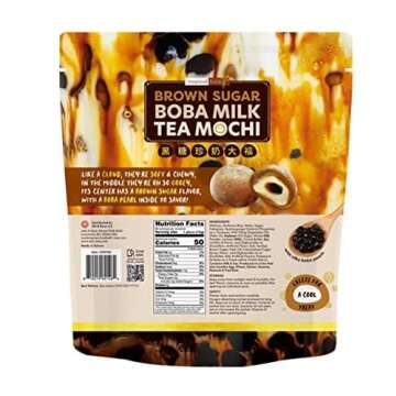 Tropical Fields Brown Sugar Boba Milk Tea Mochi, 31.8oz